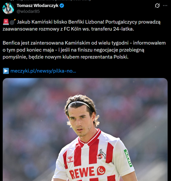 ZWROT AKCJI! Jakub Kamiński blisko NOWEGO KLUBU!